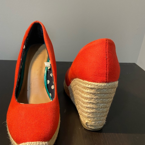 Espadrille Wedge, red Merona - Picture 4 of 5